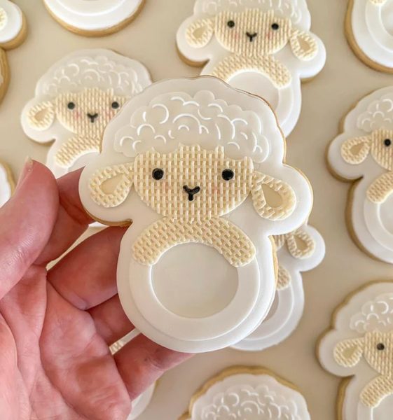 Sheep Knitted Rattle