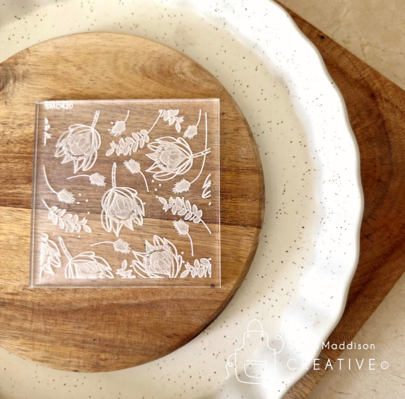 Protea and Wild Grass Pattern