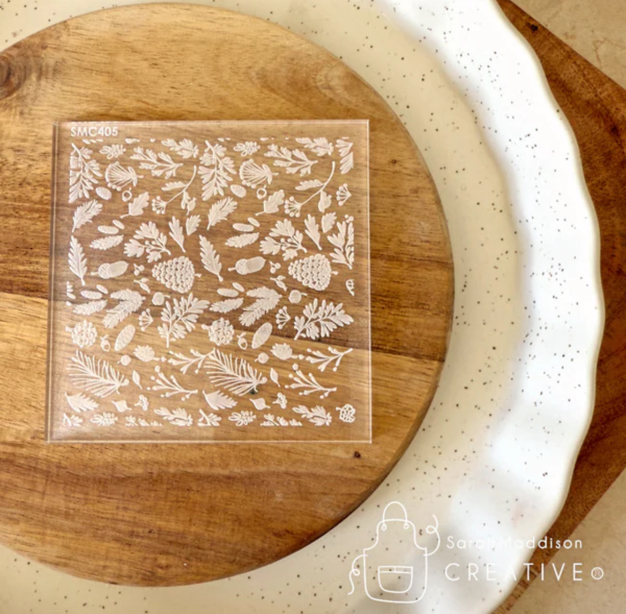 Forest Pine Pattern Debosser