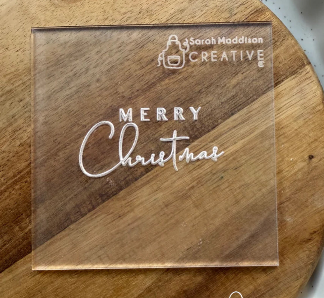 Merry Christmas Debosser Creative)