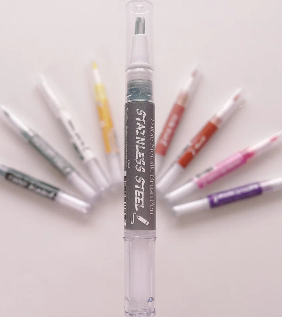 Stainless Steel Silver - Edible Marker