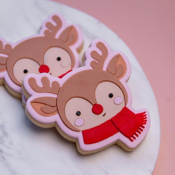 Woolly Reindeer Cookie Stamp and Cutter