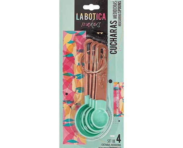 Set de 4 Cucharas Medidoras Verdes