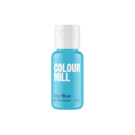Sky Blue Paint Blend
