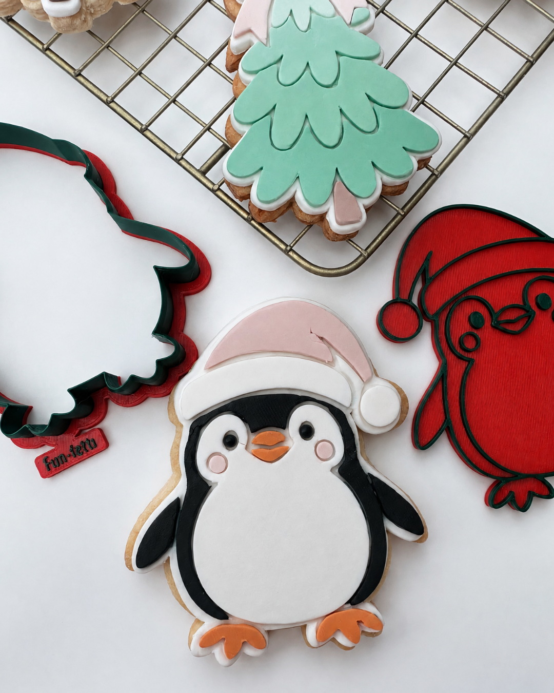 Christmas Penguin 🐧 Stamp & Cutter