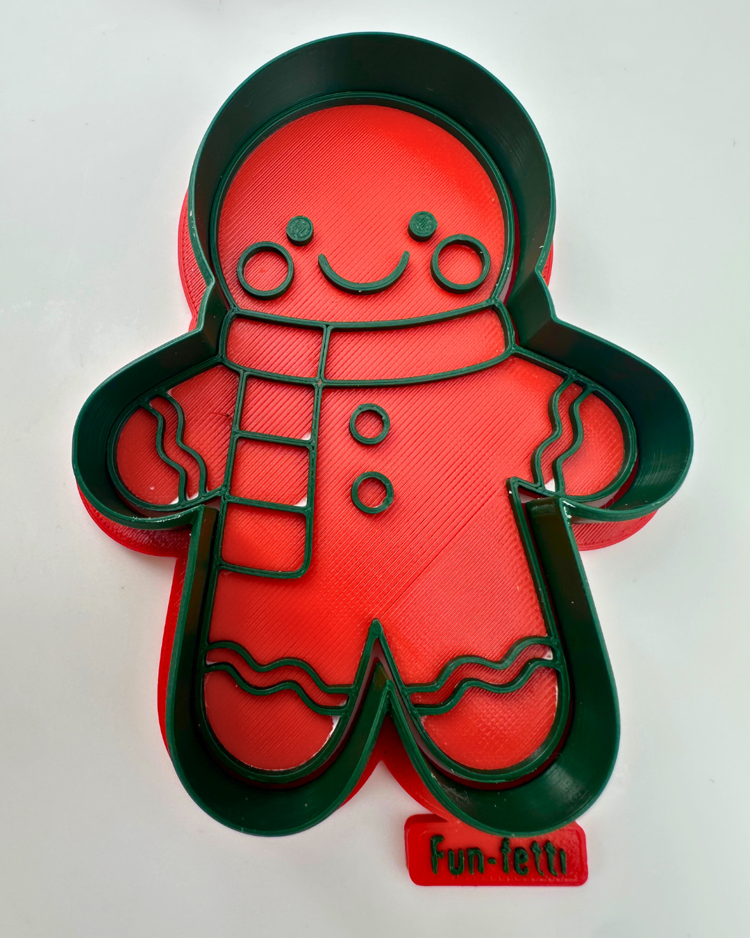 Cute Gingerbread Man Stamp & Cutter