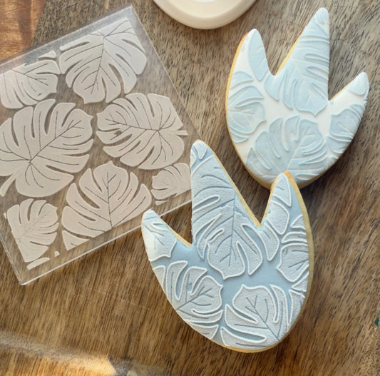 Monstera Leaf Pattern Debosser