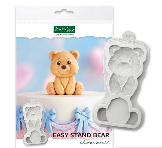 Easy Stand Bear Silicone Mould