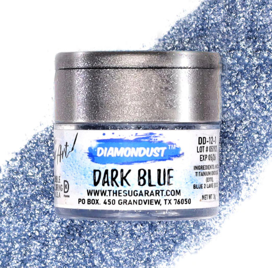 Dark Blue Edible Glitter