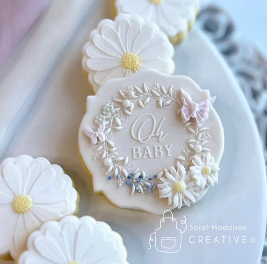 Oh Baby Wreath Debosser