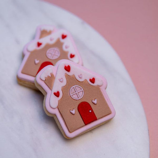 Mini Sweet Gingerbread Cottage Cookie Stamp and Cutter