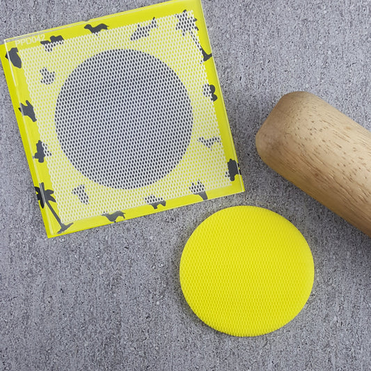 Simple lace pattern plate
