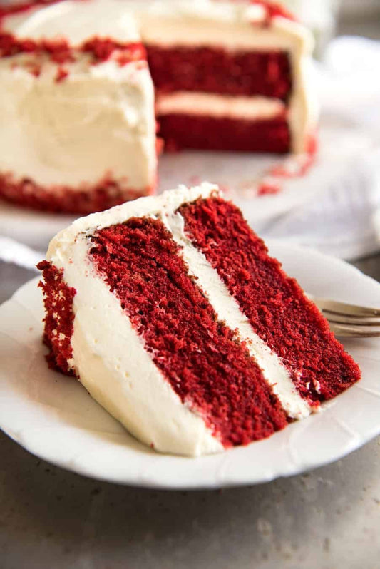 Red Velvet Cake con Cream Cheese Frosting