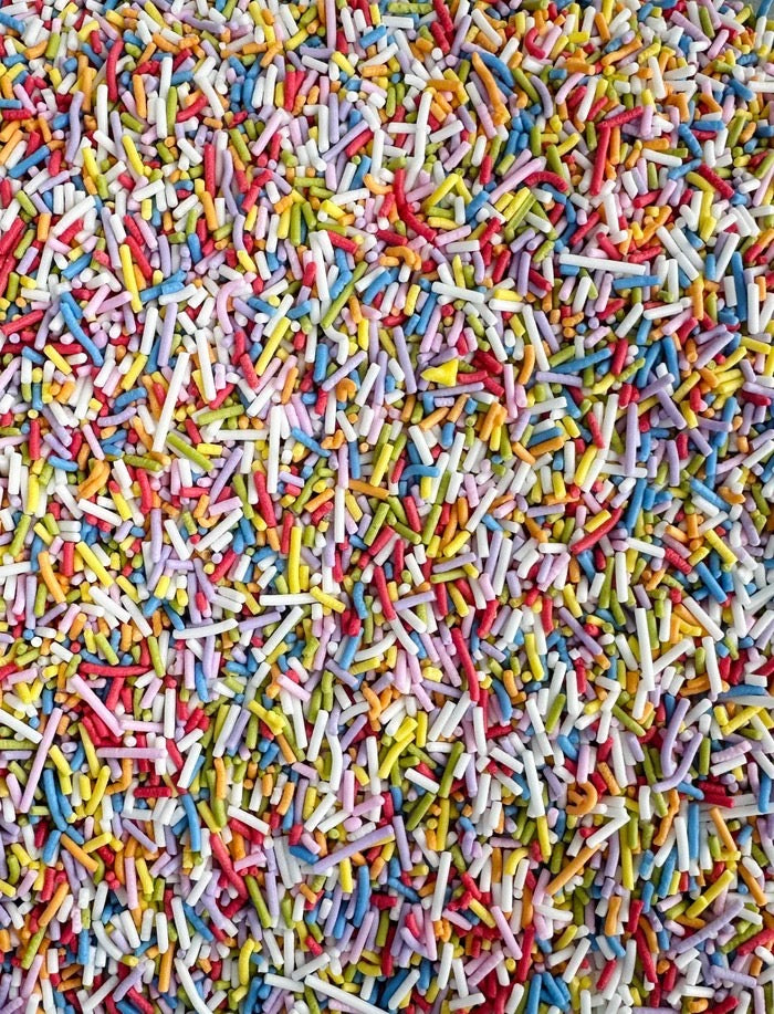 Natural Rainbow Crunchy Sprinkles