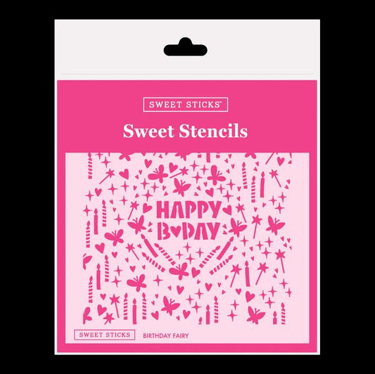BIRTHDAY FAIRY SWEET STENCIL