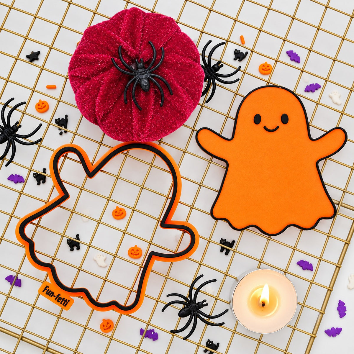 Ghostie and Pumpkin Stamp & Cutter