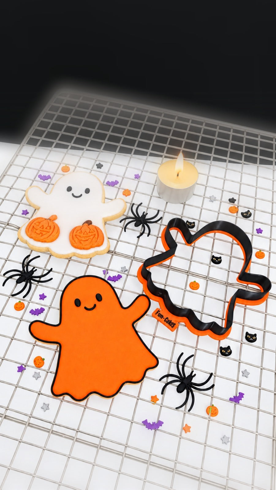 Ghostie and Pumpkin Stamp & Cutter